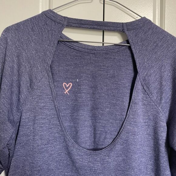Victoria's Secret Sweatshirt Heart Cutout Long Sleeve Pullover Top, Size XS - Picture 6 of 8